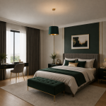 Larch - Shade Only - Green Velvet Shade with Gold Inner Ø 30 cm