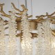 Prism-74283 - Willow - Matt Gold 5 Light Centre Fitting with Crystal