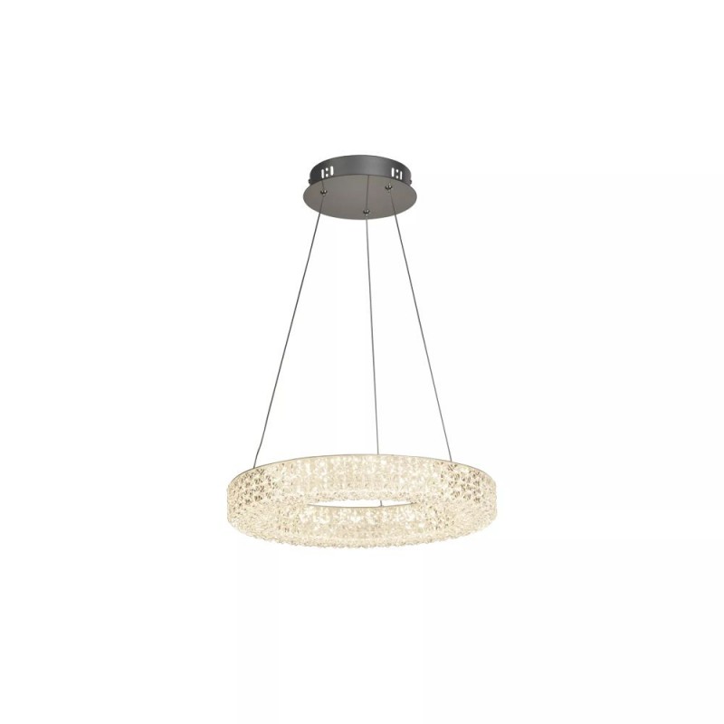 Prism-16490 - Hoop - Crystal Lighting Effect LED Pendant Ø 40 cm