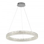 Hoop - Crystal Lighting Effect LED Pendant Ø 60 cm