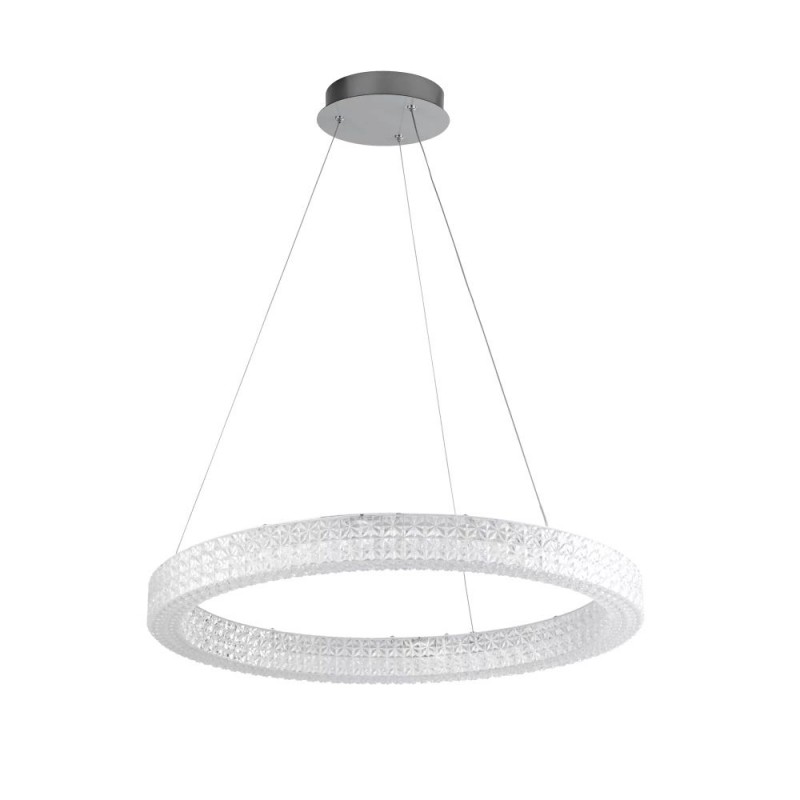 Prism-16511 - Hoop - Crystal Lighting Effect LED Pendant Ø 60 cm