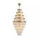 Searchlight-33520-13BZ - Bella - Matt Brass 13 Light Chandelier with Crystal