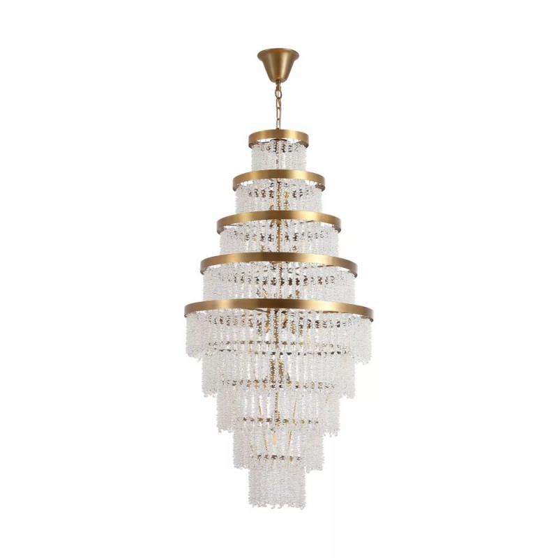 Searchlight-33520-13BZ - Bella - Matt Brass 13 Light Chandelier with Crystal