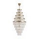 Searchlight-33520-13BZ - Bella - Matt Brass 13 Light Chandelier with Crystal