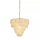 Prism-83228 - Tilia - Soft Gold 9 Light Pendant with Decorative Glass