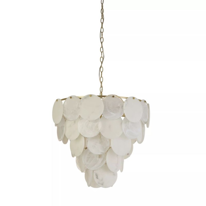 Prism-83228 - Tilia - Soft Gold 9 Light Pendant with Decorative Glass