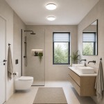 Donegal - White LED Flush 4000K Ø 28.5 cm