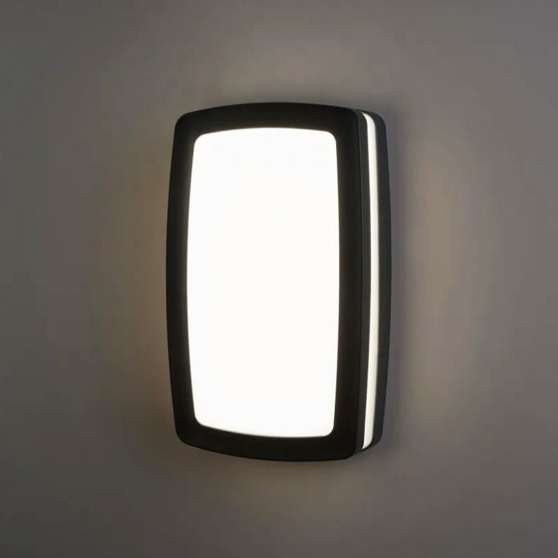 Architectural Lighting-65861 - Louth - LED White & Dark Grey Bulkhead Light