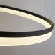 Architectural Lighting-65870 - Arklow - LED Black & White Ring Pendant Ø60