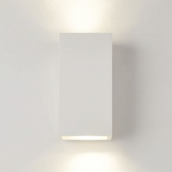 Drogheda - White Plaster Up&Down Wall Lamp