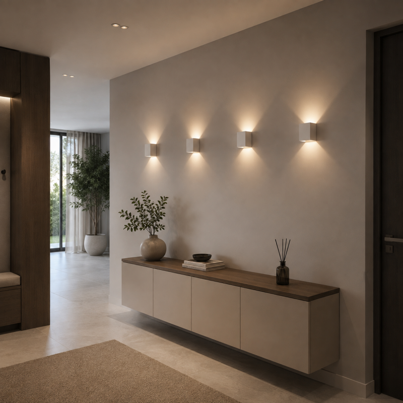 Architectural Lighting-65905 - Drogheda - White Plaster Up&Down LED Wall Lamp