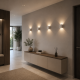 Architectural Lighting-65905 - Drogheda - White Plaster Up&Down LED Wall Lamp