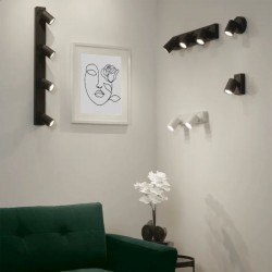 Kerry -  Matt Black 3 Light Round Spotlights Kerry -  Matt Black 3 Light Round Spotlights