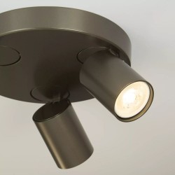 Kerry - Bronze 3 Light Round Spotlights