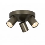 Kerry - Bronze 3 Light Round Spotlights