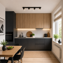 Kerry - Matt Black 4 Light Spotlights