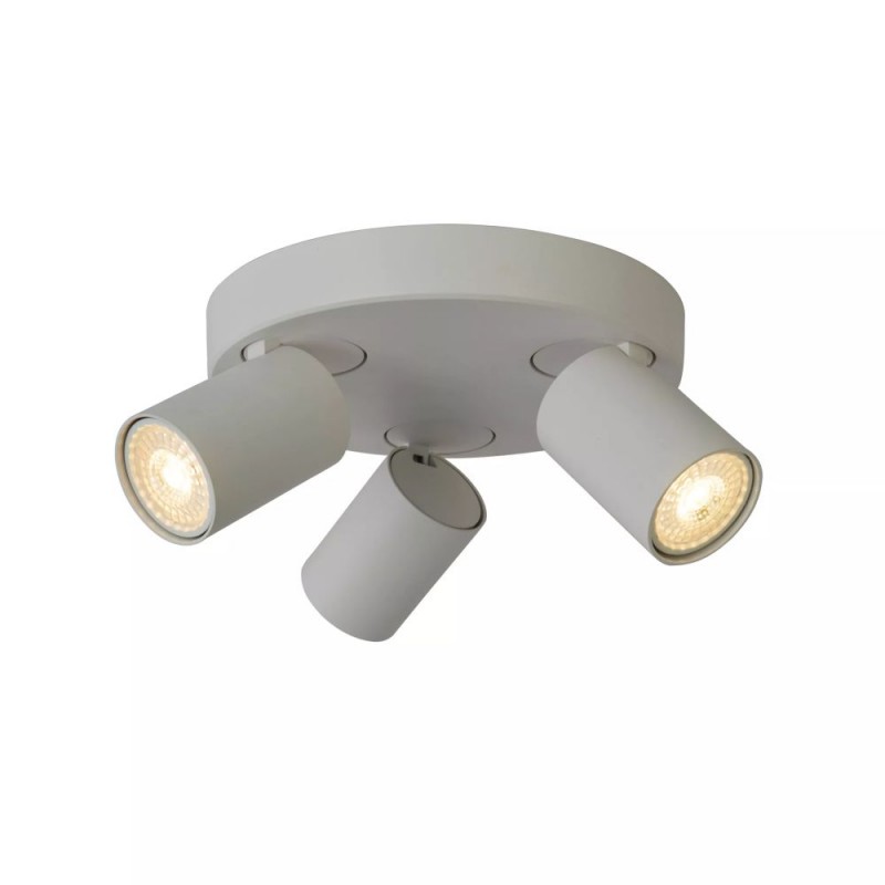 Architectural Lighting-66043 - Kerry - Matt White 3 Light Round Spotlights