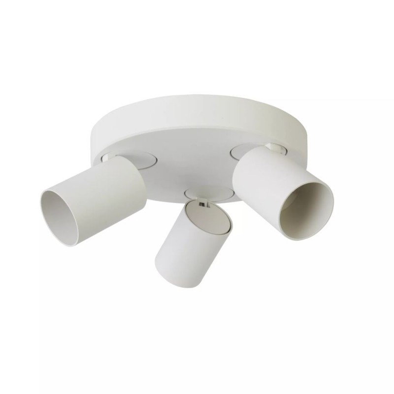 Architectural Lighting-66043 - Kerry - Matt White 3 Light Round Spotlights