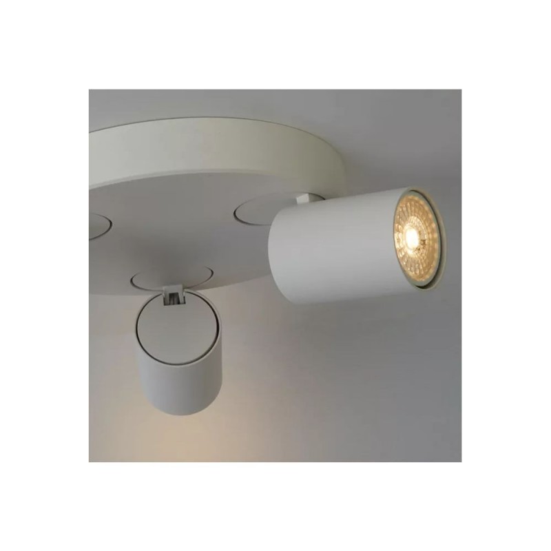 Architectural Lighting-66043 - Kerry - Matt White 3 Light Round Spotlights