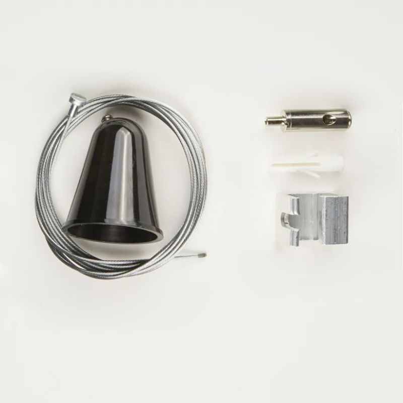 Architectural Lighting-66087 - Accessories - Black & Silver Track Suspension Kit