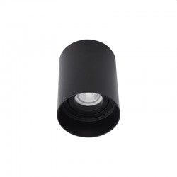 Cork - Surface-Mounted Black Cylindrical Spotlight Cork - Surface-Mounted Black Cylindrical Spotlight