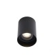 Architectural Lighting-65673 - Cork - Surface-Mounted Black Cylindrical Single Spotlight