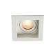 Architectural Lighting-65688 - Waterford - Single Matt White Square Recessed Downlight