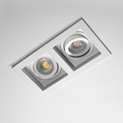 Waterford - Matt White Twin Recessed Downlight Waterford - Matt White Twin Recessed Downlight
