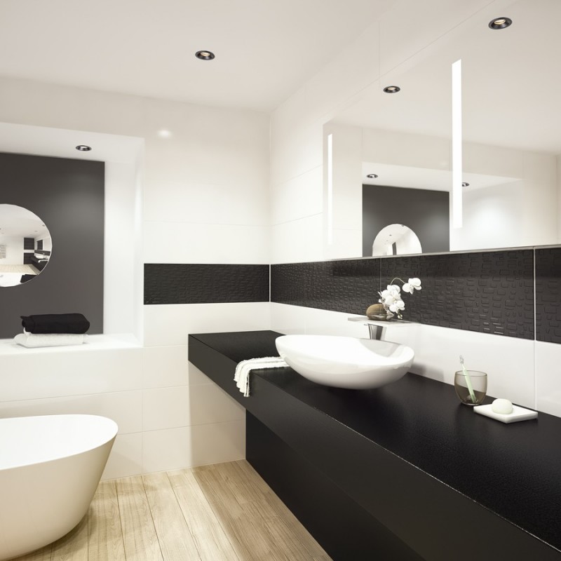 Architectural Lighting-65703 - Clare - Bathroom Matt Black Recessed Downlight