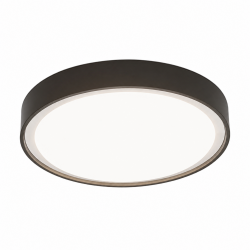 Tuam - IP54 Dark Grey LED Flush Ø 30 cm