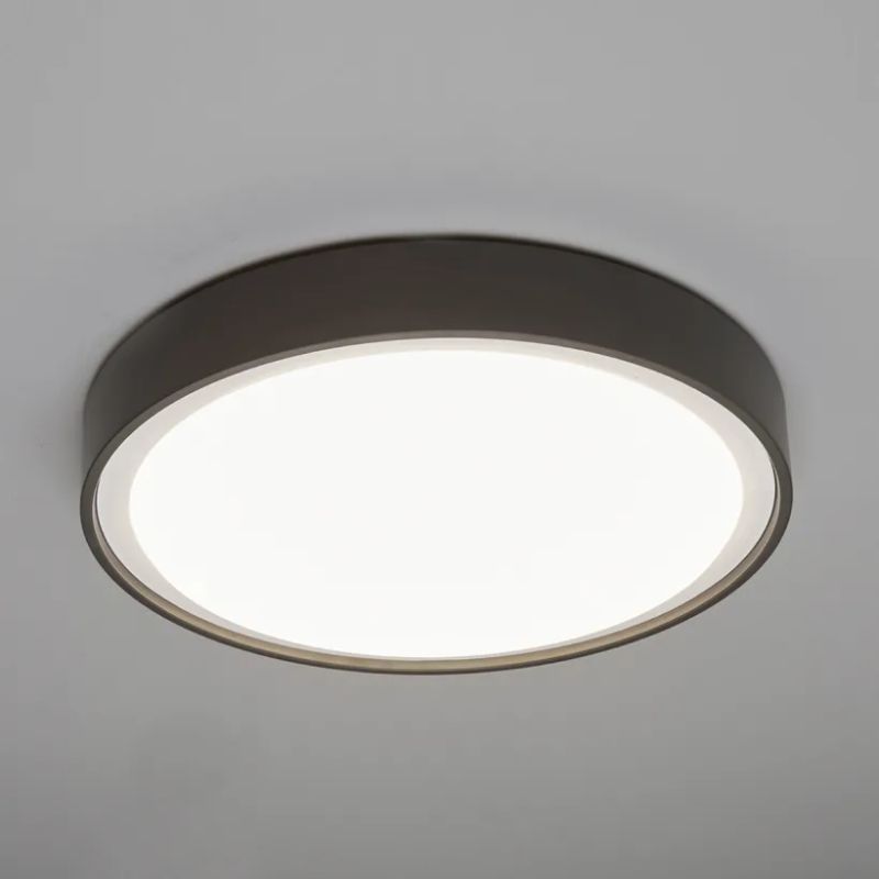 Architectural Lighting-65852 - Tuam - IP54 Dark Grey LED Flush Ø 30 cm