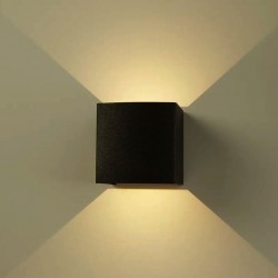 Mayo - Matt Black Square Up&Down LED Wall Lamp Mayo - Matt Black Square Up&Down LED Wall Lamp