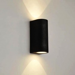Wicklow - Matt Black Up&Down LED Wall Lamp Wicklow - Matt Black Up&Down LED Wall Lamp