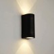 Architectural Lighting-65863B - Wicklow - LED Matt Black Up&Down Big Wall Lamp