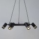 Architectural Lighting-73141 - Lusk - Black 6 Light Pendant