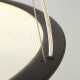Architectural Lighting-8765 - Leixlip - LED Black CCT Pendant with Transformative Optic Ø58