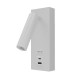 Architectural Lighting-73176 - Mallow - White LED Reading Light with USB