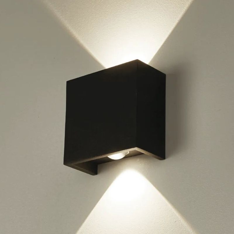 Architectural Lighting-66111 - Sligo - LED Black Square Wall Lamp