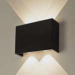 Sligo - Black Rectangle LED Wall Lamp Sligo - Black Rectangle LED Wall Lamp