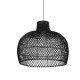 Searchlight-SO701958 - Jessica - Shade Only - 52 cm Natural Black Rattan Shade