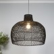 Searchlight-SO701958 - Jessica - Shade Only - 52 cm Natural Black Rattan Shade