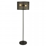 Fishnet - Black Mesh 2 light Floor Lamp Fishnet - Black Mesh 2 light Floor Lamp