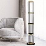 Circolo - Black & White LED Floor Lamp Circolo - Black & White LED Floor Lamp