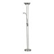 Searchlight-5430SS - Mother & Child - Satin Silver Mother & Child LED Floor Lamp