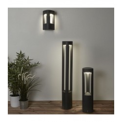 Michigan - Outdoor LED Dark Grey Big Bollard