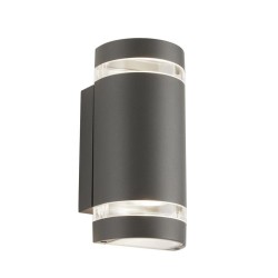 Sheffield - Outdoor Dark Grey 2 Light Wall Lamp