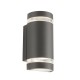Searchlight-2002-2GY-LED - Sheffield - Outdoor Dark Grey 2 Light Wall Lamp