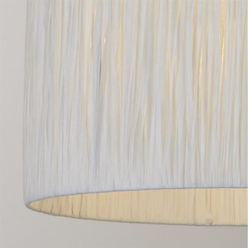Searchlight-SO701872 - Raffia - Shade Only - 35 cm White Shade