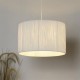 Searchlight-SO701872 - Raffia - Shade Only - 35 cm White Shade