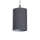 Searchlight-SO701898 - Clyde - Shade Only - 16 cm Charcoal Cotton Shade